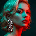 Marilyn Monroe Austrian Crystal Earrings