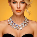 Carrington Sparkling Crystal Oversized Wreath Necklace