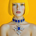 Confessions Sapphire Star Blue Crystal Necklace