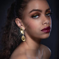 Champagne Crystal Earrings