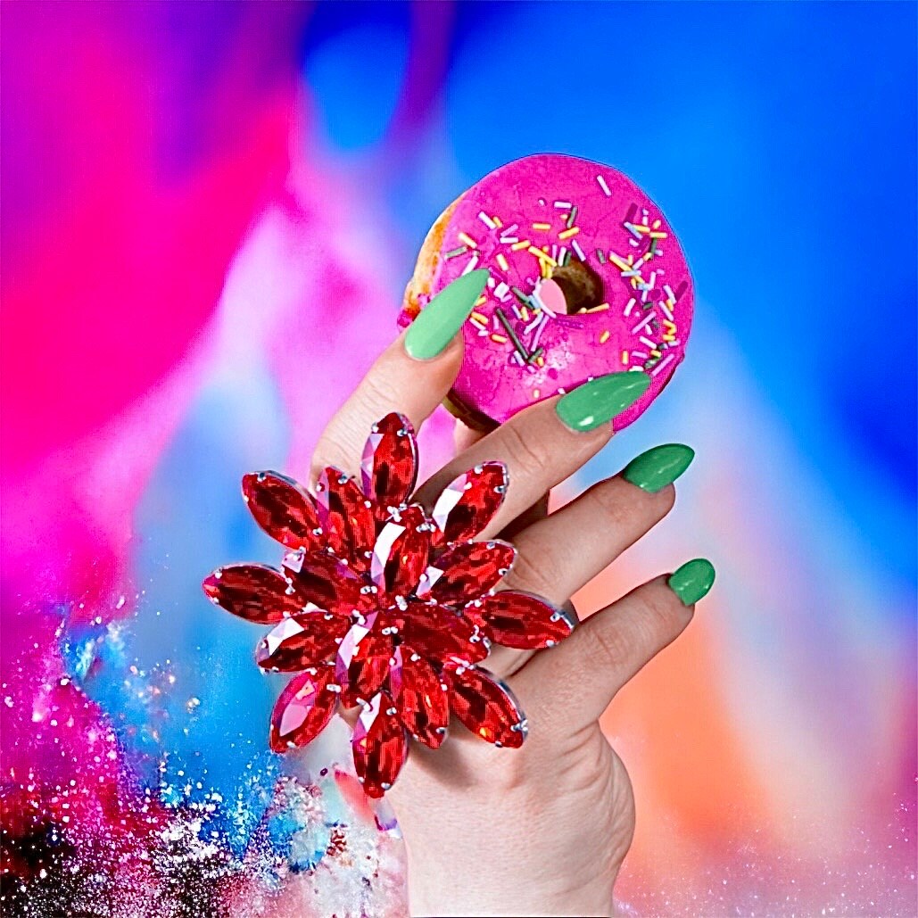 Red Drag Queen Ring